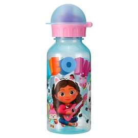 Gabby's Dollhouse 370ml Water Bottle for Kids School Nursery Travel Drinks Bottle Made of Durable Material Reusable BPA Free