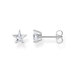 Thomas Sabo H2079-051-14 Women's Earrings Small Stars 925 Sterling Silver, Sterling Silver, Cubic Zirconia
