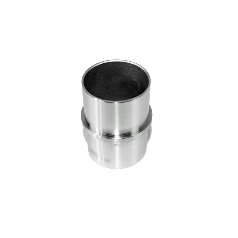 V2A stainless steel pipe connector with central bar for pipe