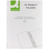 Q-Connect A4 Project Folder - Blue, Pack of 25
