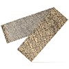 Spotted Leopard Print Chiffon Table Runner Rustic Sheer Table Decor