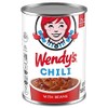 Wendy's Chili with Beans Canned Chili 15 oz Cans (Pack