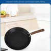 Round Grill Pan Universal Non Stick Multifunctional Flat Bottom Frying