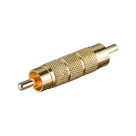 Wentronic 11596-GB Cinch Plug to Cinch Plug Audio Adaptor