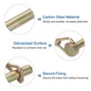 sourcing map 4Pcs 3/8" x 2-3/4" Linch Pin with Ring,