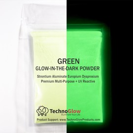 Green Glow in The Dark & UV Powder; 100-150 Microns (1 LB)