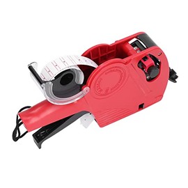 Hilitand Pistola de etiqueta de precio de 8 dígitos, máquina de etiquetado de precios Máquina etiquetadora manual de 8 dígitos Etiqueta de precio con 