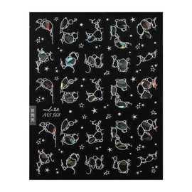 Glänzend Sommer Wasser Riffel Nagelsticker Selbstklebend Ozean Wave Stern Nail Sticker Fantasie Meer Wasserwelle Nageldesign Nagelaufkleber Marine Water Ripples Nagel Stickers Nägel Zubehör Nail Art