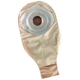 ConvaTec 022761 ActiveLife One-Piece Drainable Pouch with Pre-Cut Stomahesive Skin Barrier, Tape Collar, 12" Pouch with 1-Sided Comfort Panel, Tail Clip, Opaque, 1-3/4" Stoma Opening, Pack of 10