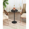 CHOEZON Small Round Side Table, Drink Table for Small Spaces,
