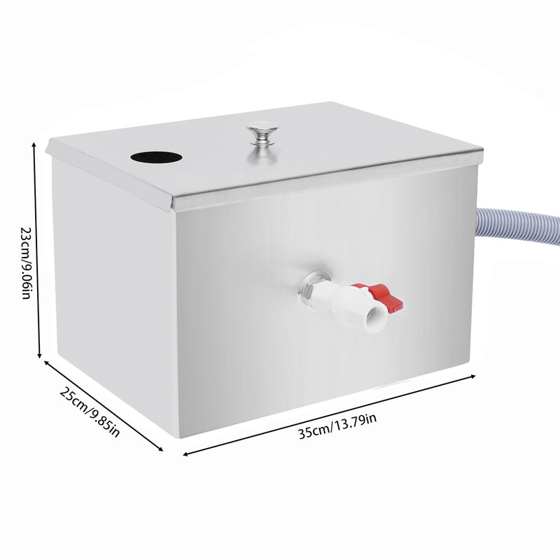 Commercial Grease Trap Stainless Steel Interceptor Waste Water Oil-Water Separator