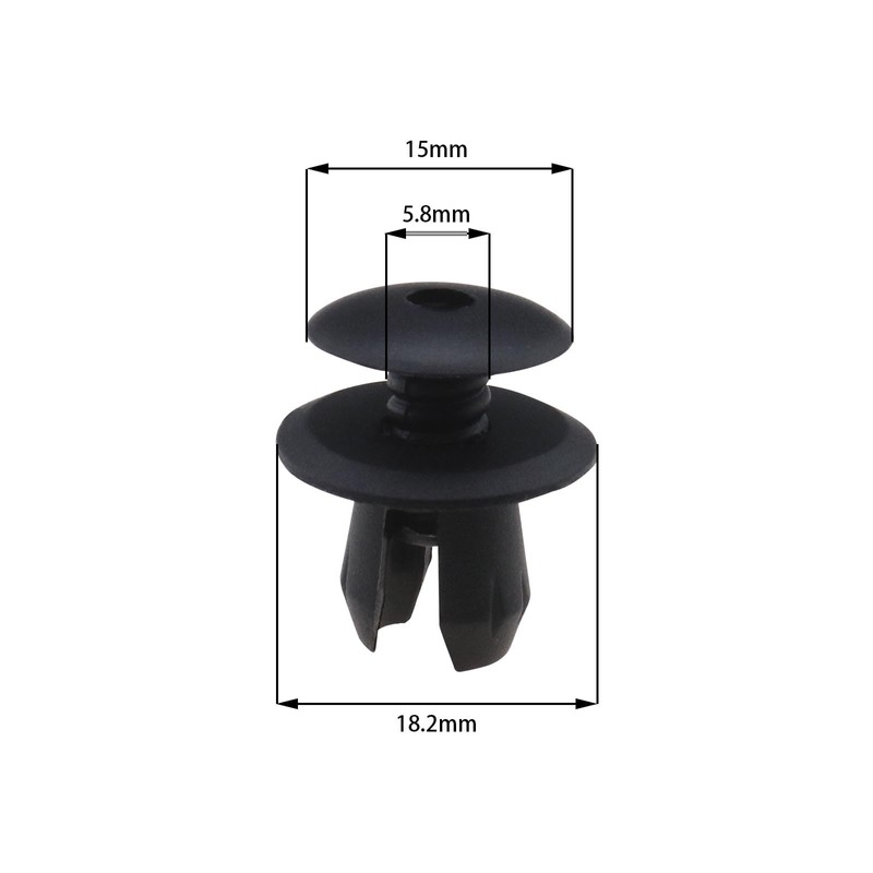 eMagTech 50Pcs Trim Panel Lining Clips Replacement 70186729901 701867299 Compatible
