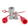 AKSPARE 1/4" NPT ISO 7241-B Hydraulic Quick Disconnect Coupling/Coupler Set