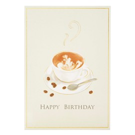 Sanrio BD191-3 SANRIO 982270 Birthday Card, Coffee, Greeting Card, International Shipping Available