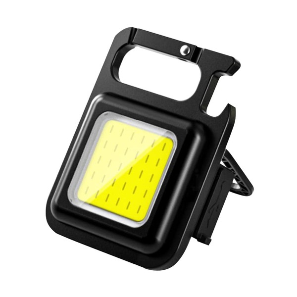 VOANZO Keychain Light Keyring Light Rechargeable Cob Waterproof Portable Led