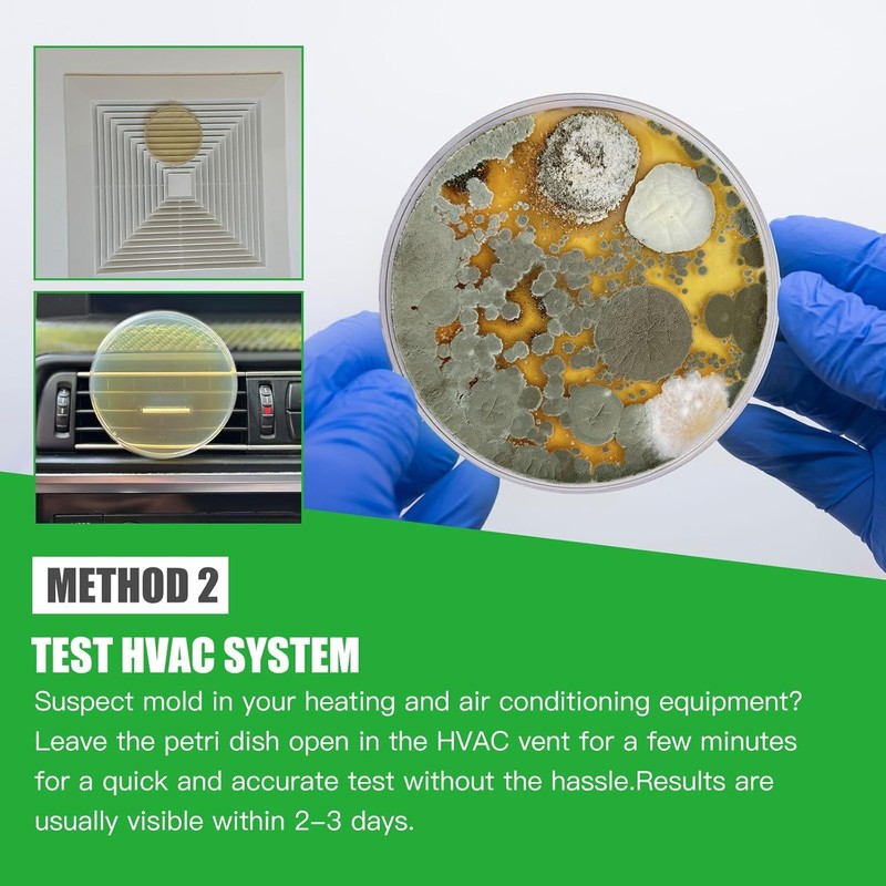 Mold Test Kit for Home Within 6 Individual Tests,DIY Detector