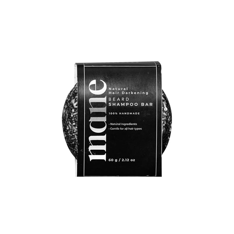 Superior Mane- Jabón negro para cabello gris (60 g) -