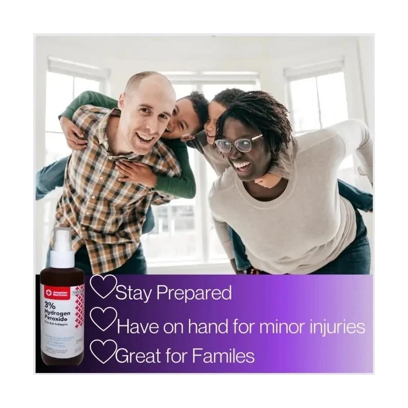 American Red Cross 3% Hydrogen Peroxide 6 Oz - 6