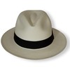 Tumia LAC Panama Hat - Rollable - Cream with Black