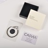 Casvia Men’s Lava Textured Hematite Bracelet - Handcrafted Original Design