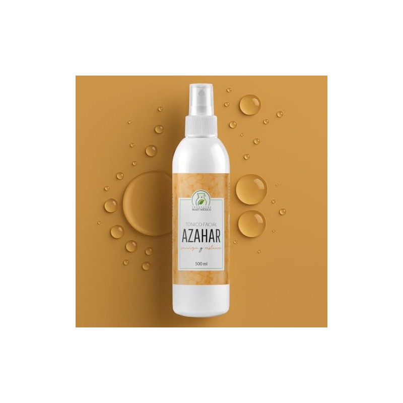 Tónico Facial Hidratante De Azahar 500 Ml Productos Mart Mexico