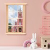 Housoutil Miniature Furniture Wooden Windows: 2 Pieces Mini Window Frame