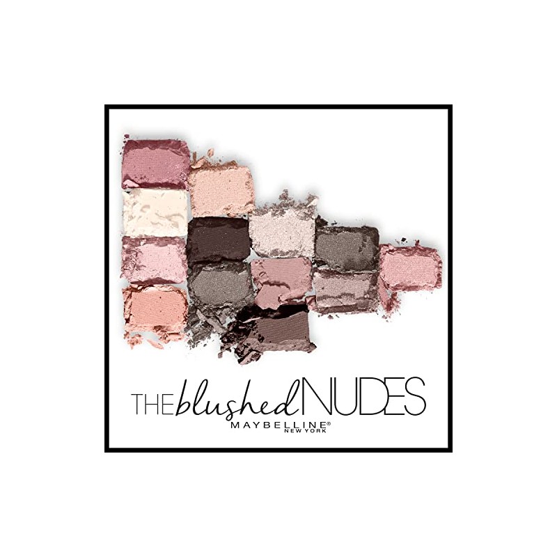 Maybelline Maquillaje Eye Shadow Palette The Blushed, color RosasCafes