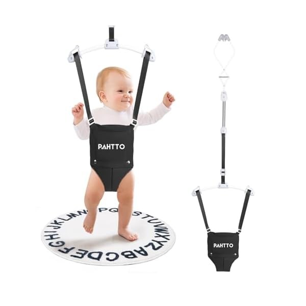 Baby Door Jumper with Soft Rug, Durable Toddler Bouncer with