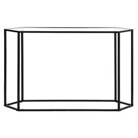Beck 48'' Wide Hexagonal Console Table in Blackened Bronze