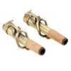 2Pcs Saxophone Neck Metal Straight Curved Accessory Replacement Set Kit