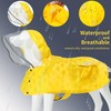 Waterproof Dog Raincoat, Adjustable Reflective Lightweight Pet Rain Clothes with