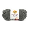 Lion Brand Yarn Feels Like Butta Yarn, Charcoal