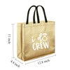 CUTERUI GIFTED 1 pcs Champagne I Do Crew Non-Woven Gift