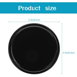 10piezas Almohadillas Antideslizantes Redondas para Tablero de Auto Alfombrillas Adhesivas para Teléfonos y Gadgets Diseño Práctico Accesorios para Automóviles Color Negro