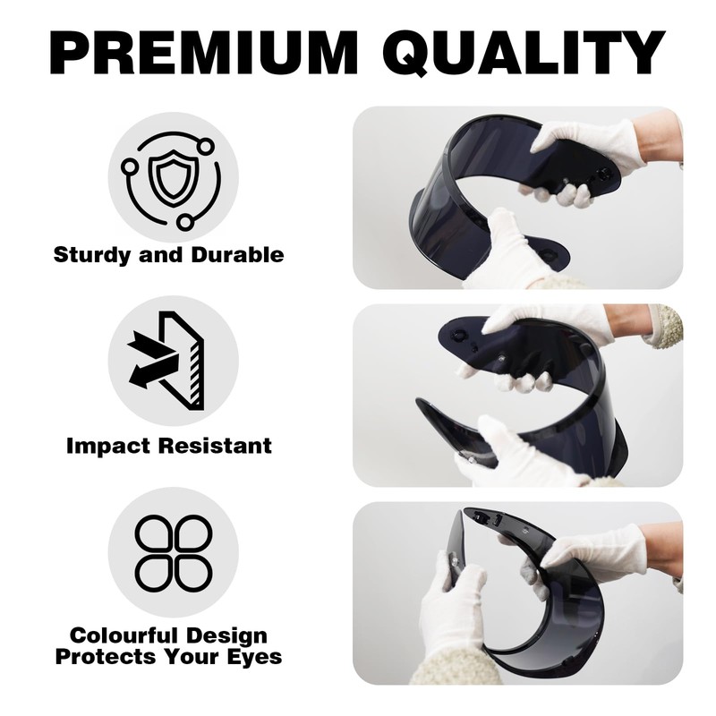 VCOROS Stream II Visor Helmet Face Shield Helmet Tinted Visor