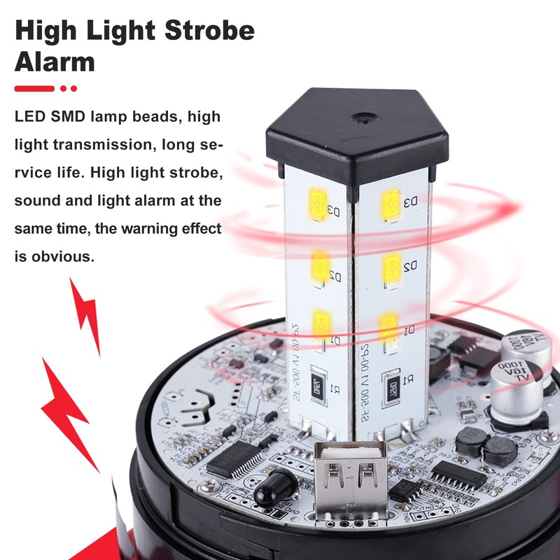 Industrial Strobe Alarm Outdoor Alarm Siren and Strobe SF512 Emergency