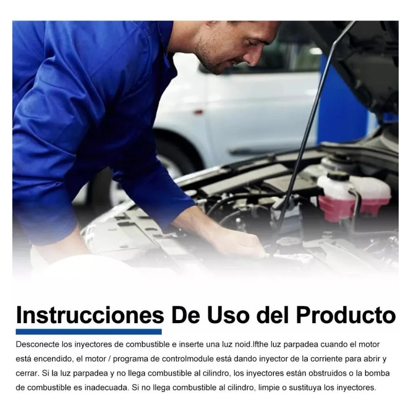 Kit Para Probar Pulsos De Inyectores Y Válvulas Iac 11pcs