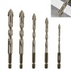 Hinge Drill Bit Self Centring 5 PCS High-Strength Eccentric Twist