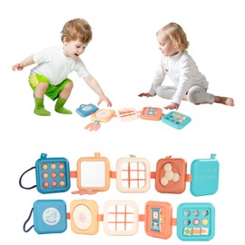 EliphonTowne Airplane Travel Toys for Toddlers - Baby Busy Cube, Planes Games Activity, Montessori Toys for 1 Year Old Kids Activities, Educational Early Development