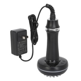 Electric Meridian Dredging Massager Microcurrent Heating Promote Circulation Cellulite Removal Body Sculpting Brush 100‑240V US Plug