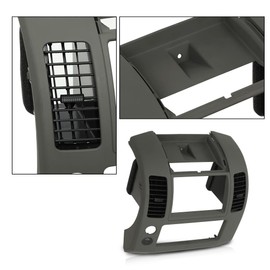 ANDPLAY Center Dash Console Panel Trim Compatible with Nissan Frontier 2005 2006 2007 2008 2009 2010 2011 2012 2013 2014 2015 2016 2017 2018 2020 Instrument Panel Trim 68259ZP16D Gray