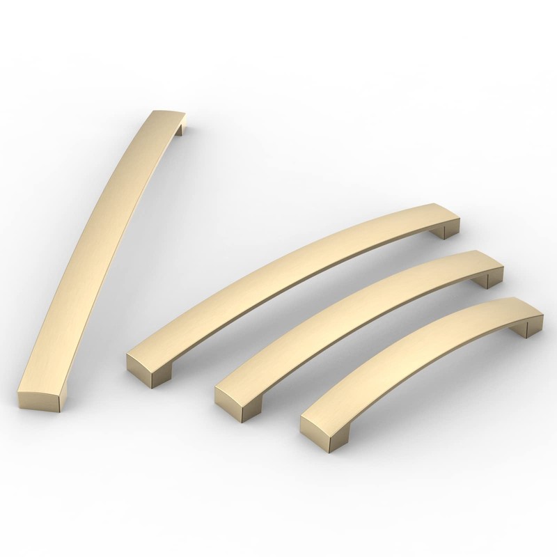 FURNIWARE 10 Pack Cabinet Handles, Hardware Drawer Pulls, Aluminum Kitchen