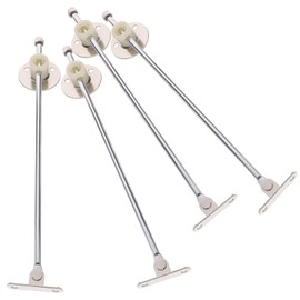 WOONEKY Set of Soft Close Hinges for Kitchen Cabinet Lid Support Hinge Drop Leaf Support