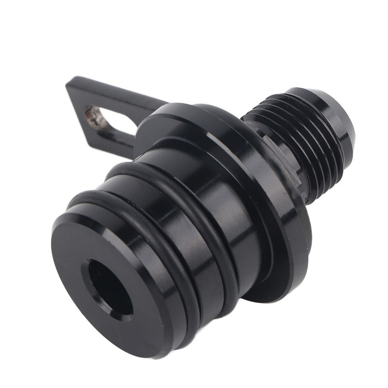 10AN Breather Fitting Adapter Black Aluminium Alloy Lightweight for Oil