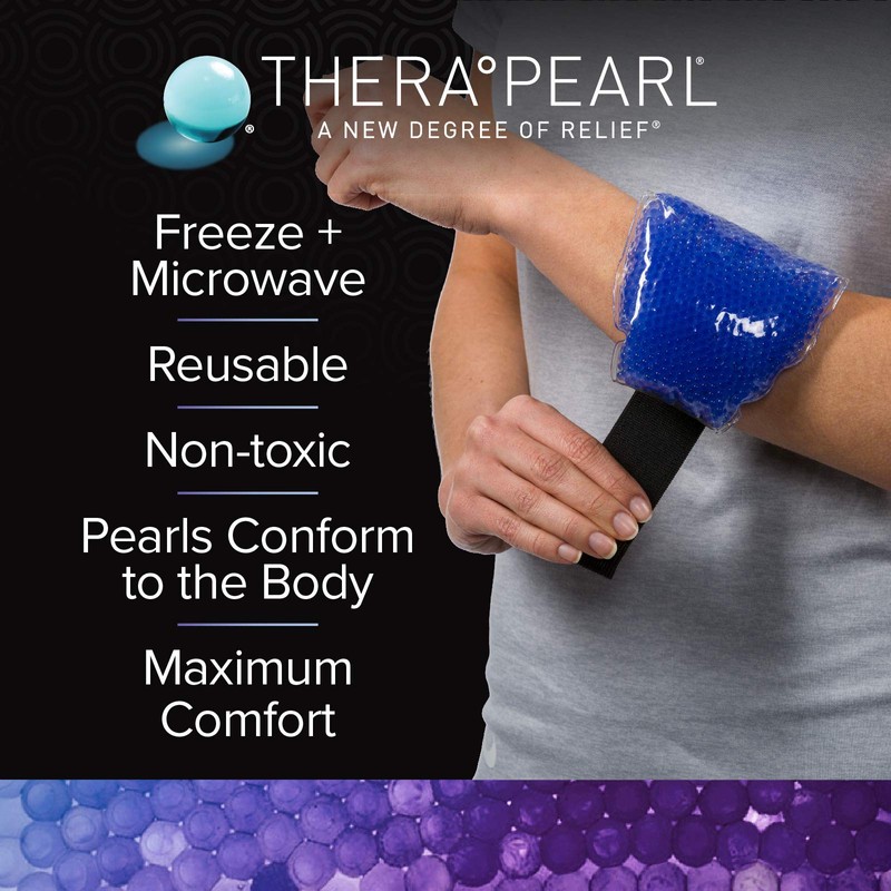 TheraPearl-14070 Color Changing Reusable Hot Cold Pack with Strap, Sports
