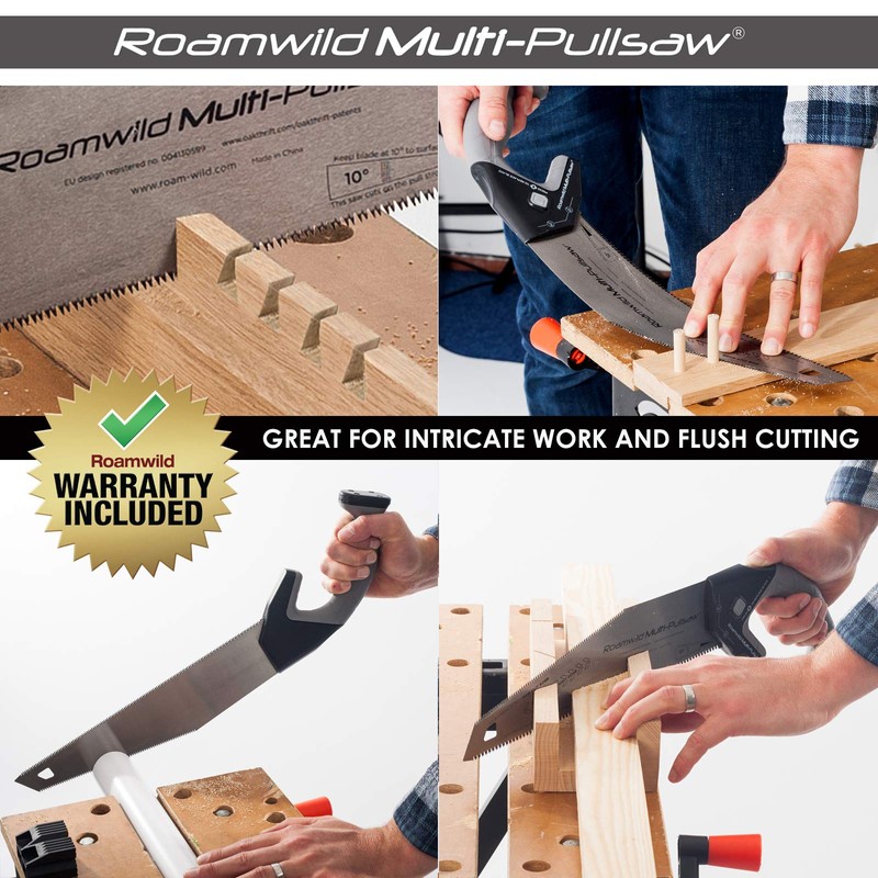 Roamwild Multi Pull Saw Japanese Style Double Edge Pullsaw –