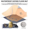 Waterproof 4 Season 2 Person Camping Tent with Footprint,Lightweight Backpacking