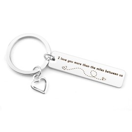 Yeeaulpa Christmas Stocking Fillers Anniversary Birthday I Love You Gifts for Him Her Long Distance Relationship Gifts for Boyfriend Husband Keyring Gifts Couple Keychain