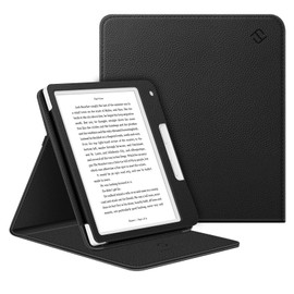 Fintie Case Compatible with Tolino Vision 6 2021 / Kobo Libra 2 - Multi Viewing Angle Protective Case with Auto Sleep/Wake Function, Black