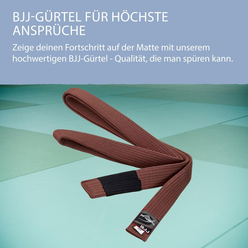 Ju-Sports Brazilian Jiu-Jitsu Belt, Brown, A2 (290)